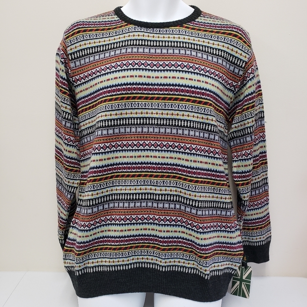 Royal County of Berkshire Polo Club Mens Oxford Sweater Size Medium